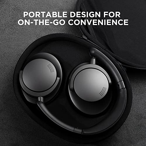 1MORE SonoFlow Active Noise Cancelling Headphones, Bluetooth Headphones with LDAC for Hi-Res Wireless Audio, 70H Playtime, Clear Calls, Preset EQ Via App, Blue