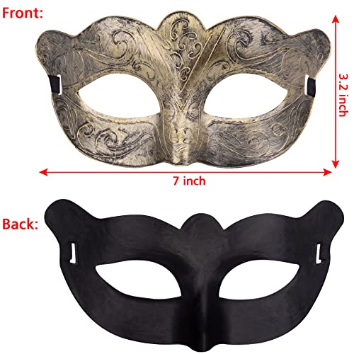 FEQO 32 Pieces Masquerade Masks Vintage Antique Venetian Masks Masquerade Party Mask