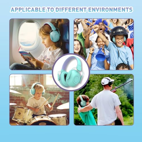 Qozybuds Noise Cancelling Headphones for Kids, SNR 29dB Safety Noise Reduction Ear Muffs for Event/Concert