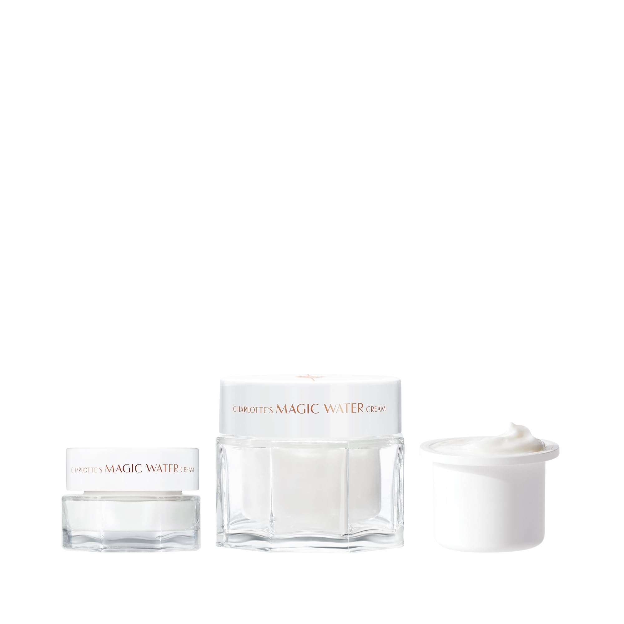 Charlotte Tilbury Magic Water Face Cream - Lightweight, Dewy Gel Moisturizer for Sensitive Skin - Infused with Niacinamide & Biopeptide Complex to Help Improve the Appearance of Fine Lines (50ml)