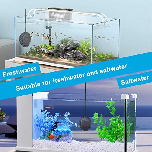 YukiHalu Compact Submersible Aquarium Heater, Mini Fish Tank Heater 50W/100W, External Temperature Controller, Used for 1-20 Gallon (50W(2-8 gallons))