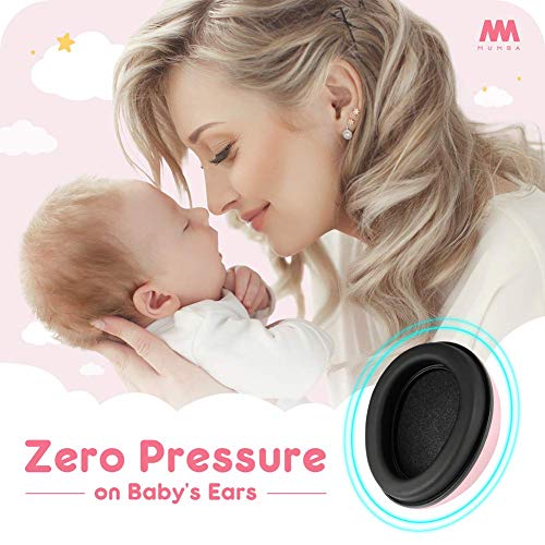 Mumba Baby Ear Protection Noise Cancelling Headphones for Babies and Toddlers Baby Earmuffs - Ages 3-24+ Months