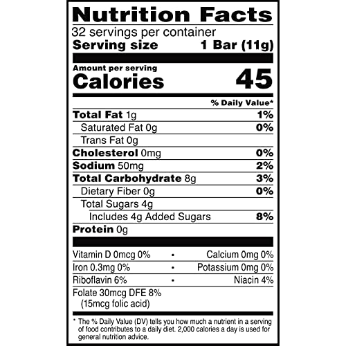 Rice Krispies Treats Mini Marshmallow Snack Bars, Valentine's Day Treats, Kids Snacks, Original with Holiday Sprinkles, 12.4oz Box (32 Bars)