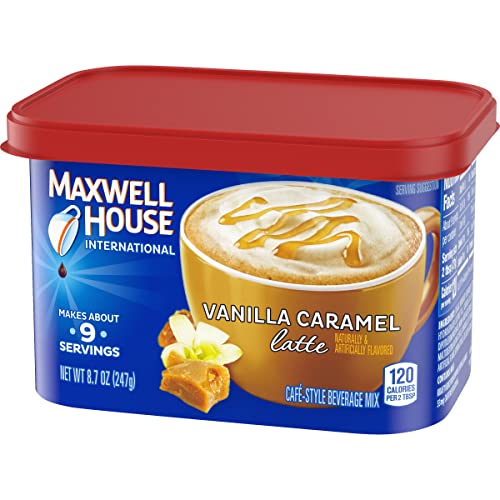Vanilla Caramel Maxwell House Coffee (6 Cans)