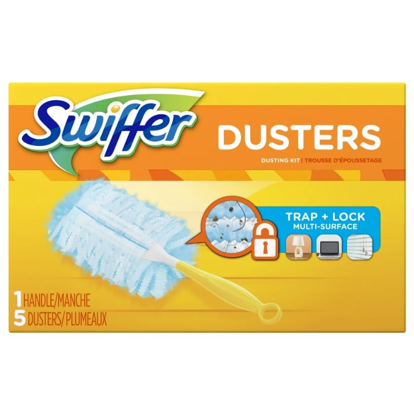 Swiffer Dusters Refill for Cleaning (1 Handle + 5 Refills)