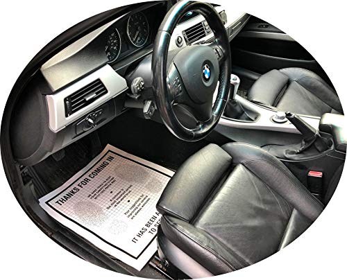 AutoMat Plastic Coated Disposable Paper Automotive Floor Mat (Case of 500)