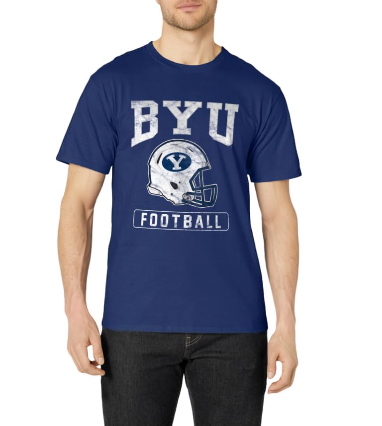 BYU Cougars Football Helmet T-Shirt