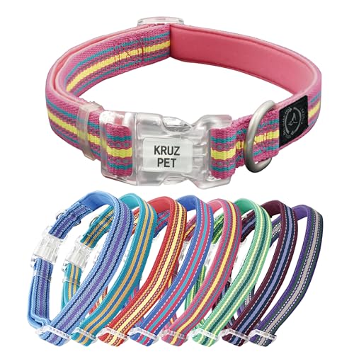 KRUZ PET Reflective Ultra Soft Neoprene Padded Collar