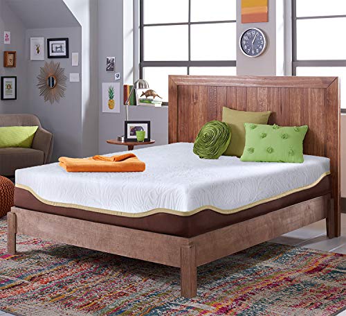 Live & Sleep Elite Twin Mattress - Gel Memory Foam Mattress in a Box - 12 Inch Twin Size Firm Mattress, Cool Bed in a Box - CertiPUR Certified - Twin