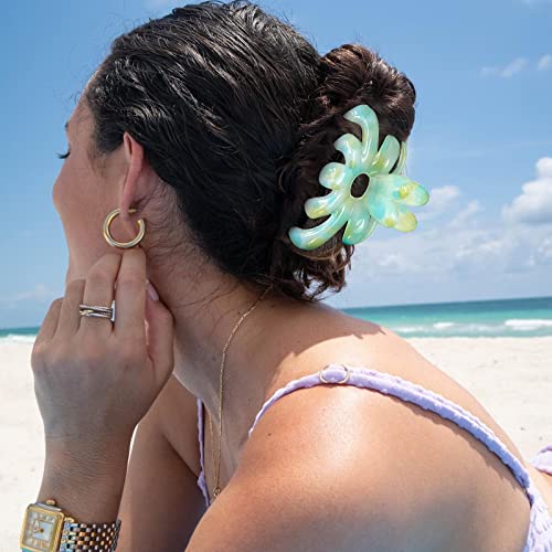 GQLV Hair Claw Clips - 3PCS Cute Styling Accessories for Women/Girls, Medium Nonslip Claws for Thin Hair, Strong Hold for Thick Hair