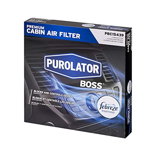 Purolator PBC15439 PurolatorBOSS Premium Cabin Air Filter with Febreze Freshness fits Select Honda and Acura