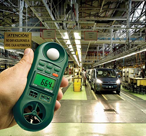 Extech 45170 Four in One Environmental Meter (Hygro-Thermo-Anemometer-Light)