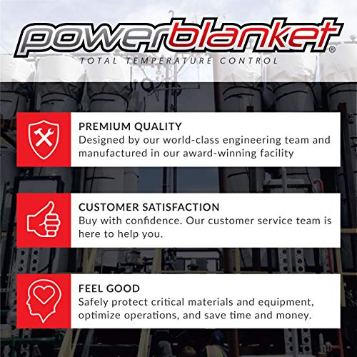 Powerblanket Xtreme GCW420G Insulated Gas Cylinder Warmer Designed for 420 Pound Tank - Propane Tank Heater - Rugged Alloy Vinyl Shell