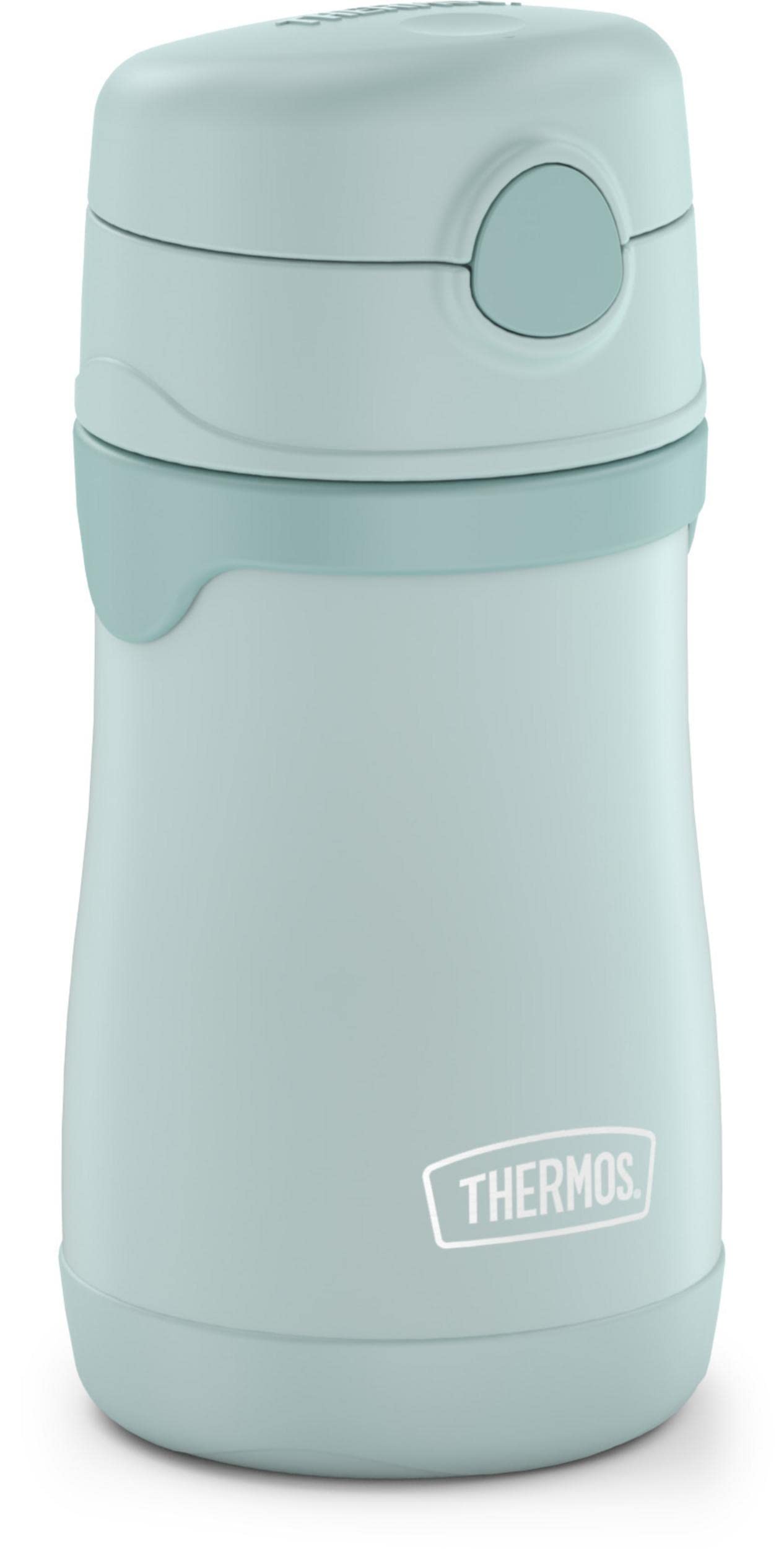 THERMOS BABY 10 ounce Stainless Steel Vacuum Insulated Straw Bottle, Mint