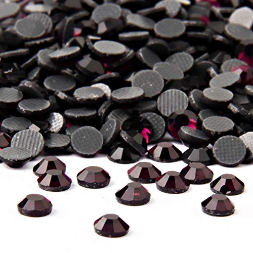 Beadsland Hotfix Rhinestones, 1440pcs Flatback Crystal Rhinestones for Crafts Clothes DIY Decorations,Peridot AB, SS12, 3.0-3.2mm