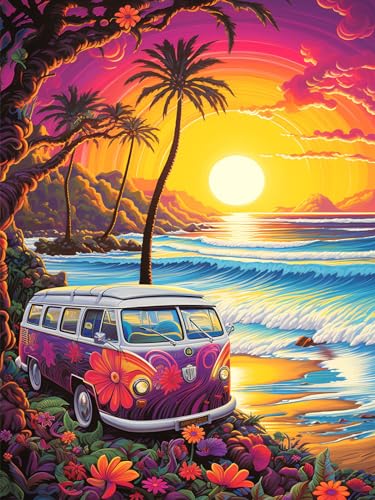 Paint by Number Kits for Adults Beginners, Easy Acrylic Simple Skull Adult Paint by Number Kits, DIY Watercolor Skeleton Paint by Numbers Kits on Canvas Without Frame for Home Wall Decor 12x16in