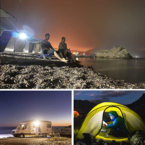 IODOO 10000mAh 30W Rechargeable Camping Light with Remote 2500LM 2700/4000/6500K LED Camping Lantern Portable Camping Light IP65 Waterproof Tent Light Power Failure Emergency Survival Kits
