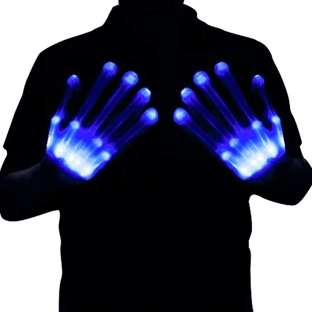 WEICHUANGXIN LED Light Up Gloves Boys Toys Age 8-14 Year Old Cool Toys for Boys Girls Gifts for Halloween Christmas Stocking Stuffers