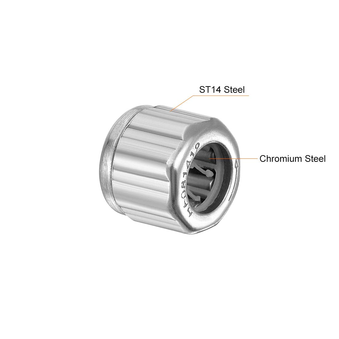 uxcell Needle Roller Bearings, One Way Bearing, 8mm Bore 14mm OD 12mm Width