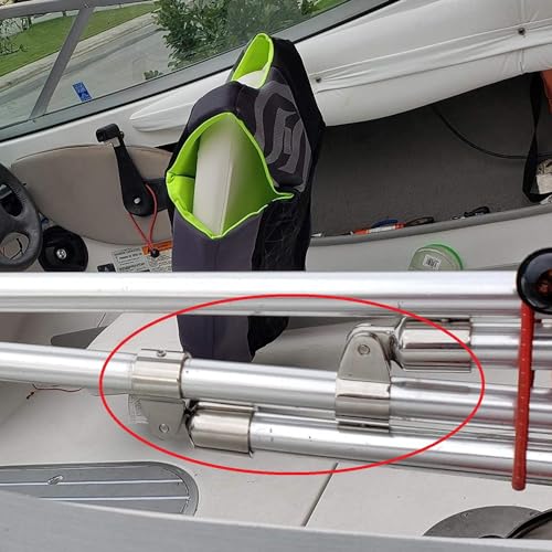 YANYUCB Bimini Top Jaw Slide Marine Stainless Steel 316 Heavy Duty Boat Bimini Canopy Fitting Hardware Tube Marine for Boat Yacht (B-1 inch, 2 Pack)