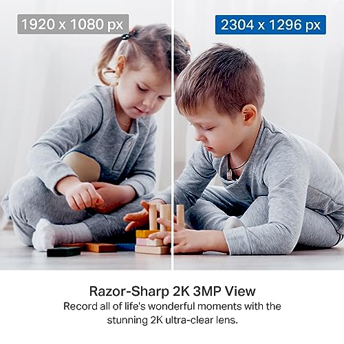 Tapo TP-Link 2K Pan/Tilt Indoor Security Camera for Baby Monitor, Pet Camera | Motion Detection & Tracking | 2-Way Audio | Cloud & SD Card Storage | Works w/Alexa & Google Home | Black C211