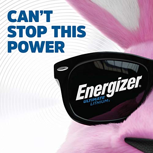 Energizer Ultimate Lithium 9V Batteries (2 Pack), Lithium 9 Volt Batteries