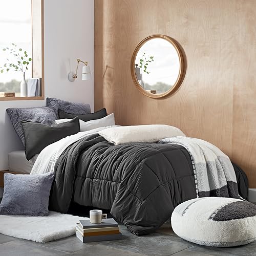 UGG 32543 Leonora Twin-Twin XL 2-Piece Comforter Set Ultra-Soft Luxury Bedding Comforter and One Pilllow Sham Cozy Comfortable Reversible Machine Washable Hotel Style Bedding Set, Twin, Navy