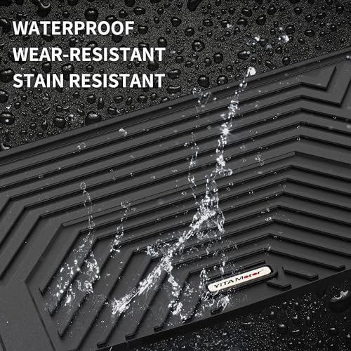 YITAMOTOR Cargo Trunk Mats Compatible with 2012-2016 Honda CR-V CRV, All Weather Protection Custom Fit Black TPE Cargo Liners