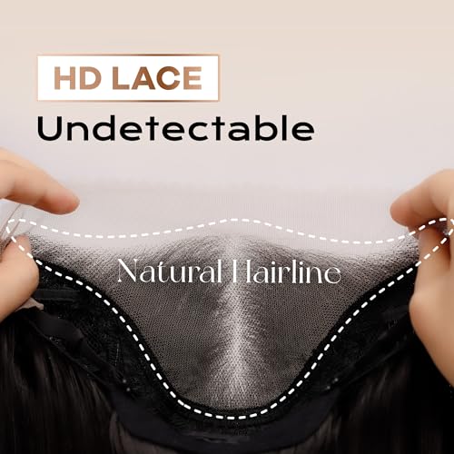 BLL Synthetic Lace Front Wig,13x4 Synthetic Lace Wig Pre-Plucked Long Straight Glueless 1B Black Wig For Black Women 26inch Ready to Wear Wigs Beginner Friendly