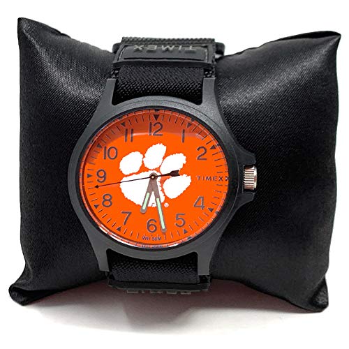 Timex Unisex Collegiate Recruit 38mm Watch – Alabama Crimson Tide with Black Fabric Strap