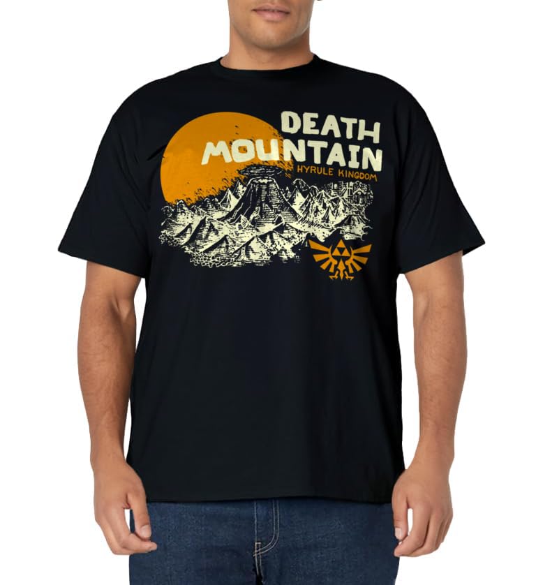 Nintendo Legend Of Zelda Hyrule Death Mountain Scenery T-Shirt