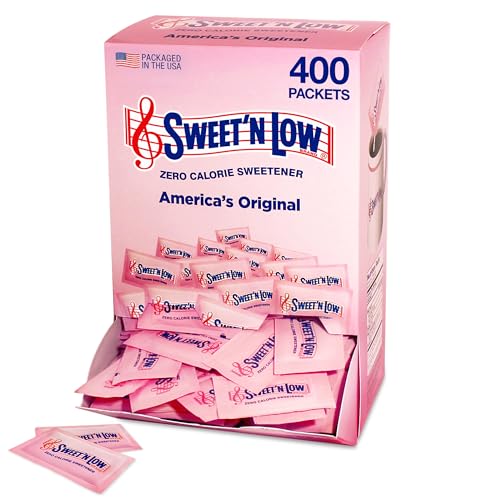 SWEET'N LOW 50150 Sugar Substitute, 400 Packets/Box