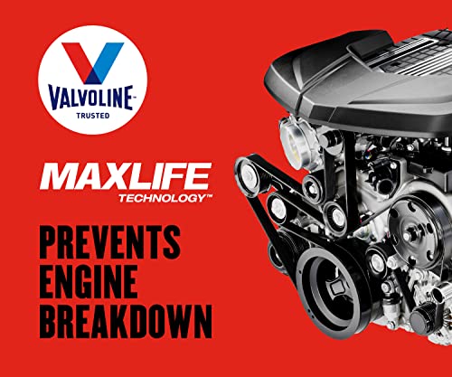 Valvoline High Mileage with MaxLife Technology SAE 5W-20 Synthetic Blend Motor Oil 5 QT