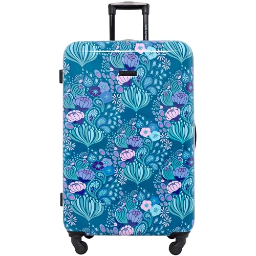 Travelers Club Bella Caronia 20" Carry-On Voguish Luggage, Desert Pattern, 3 Piece Set