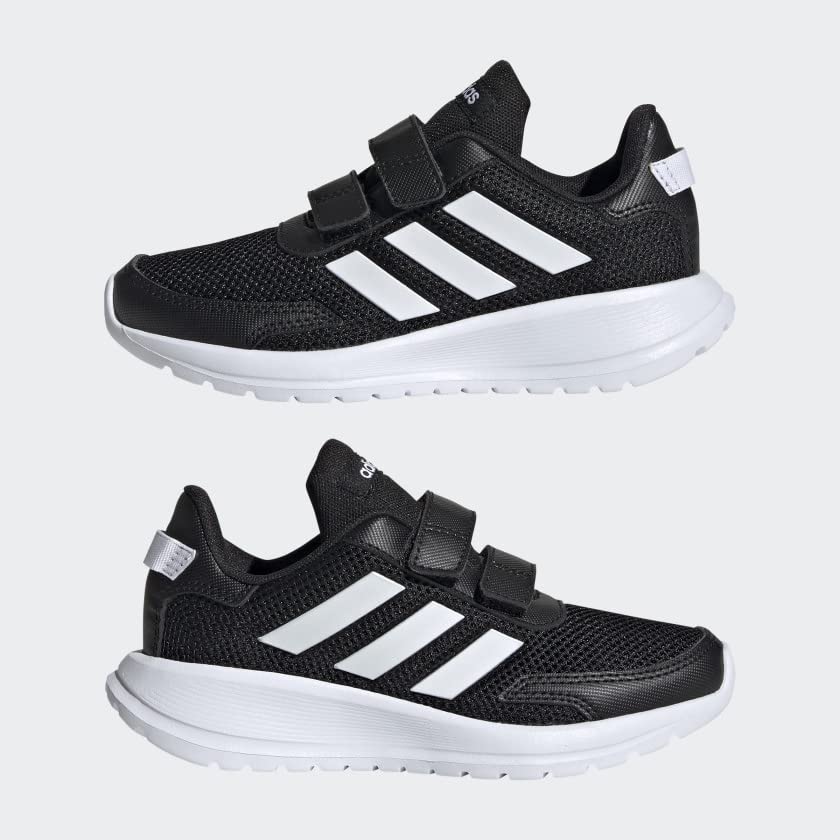 adidas unisex child Tensaur Run C Sneaker, Core Black/Ftwr White/Core Black, 1-10.5 US