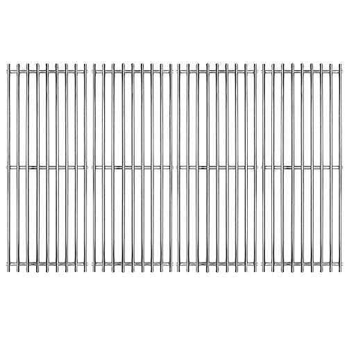 Hongso 17 3/8" Porcelain Polished Cast Iron Cooking Grates Replacement for Broil-Mate, Broil King 9625-67, 9625-84, Baron 320, Baron 340, Huntington and Sterling, PCB005, 4Pcs