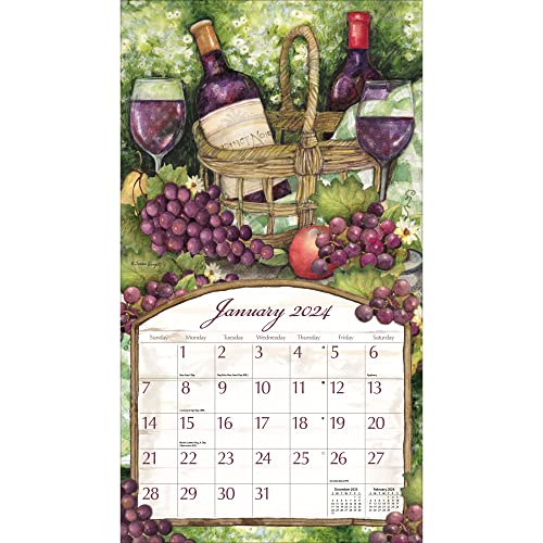 Wine Country 2024 Wall Calendar & Old Glory 2024 Wall Calendar