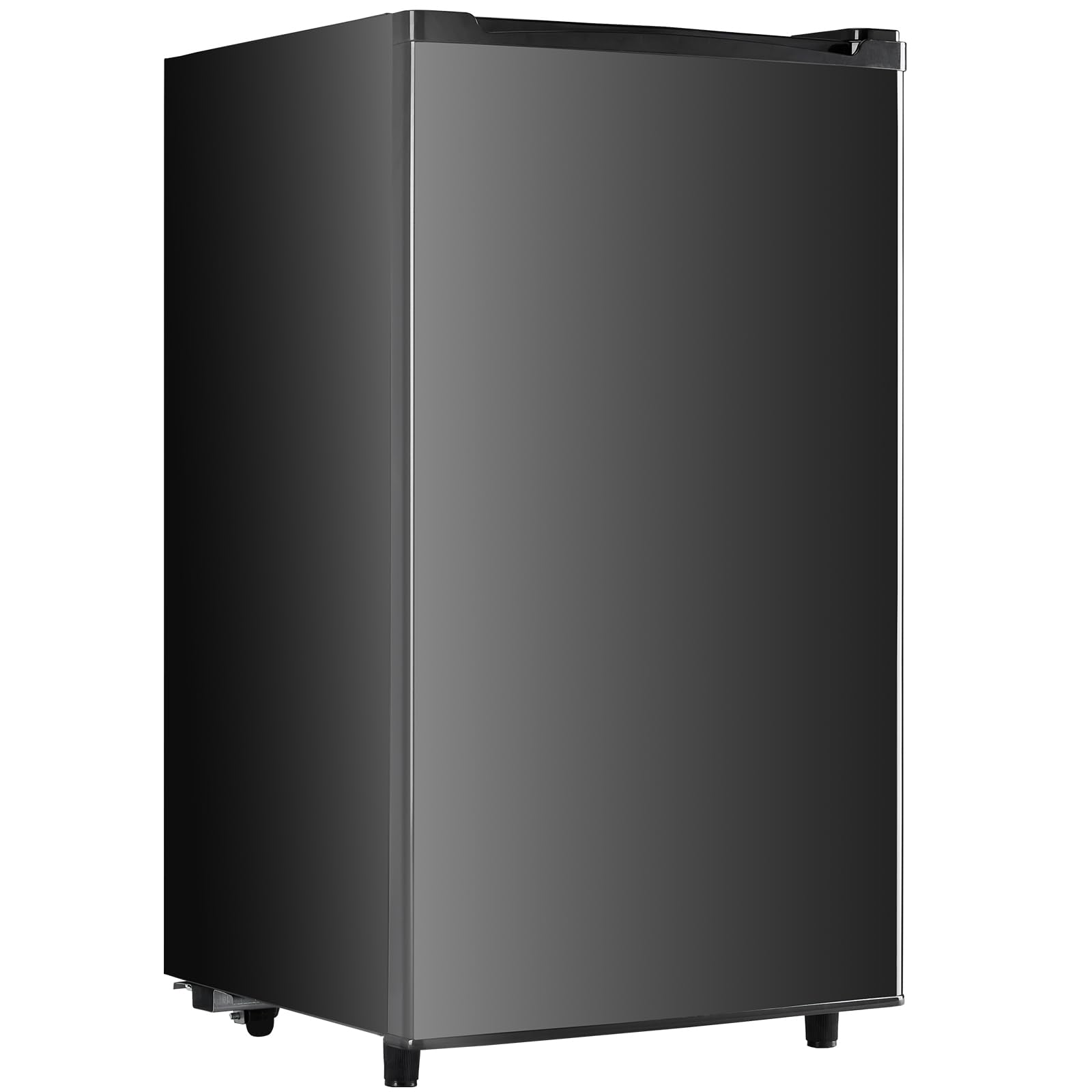 Sweetcrispy 3.2 Cu.Ft Mini Fridge with Freezer Small Refrigerator Single Door Adjustable Thermostat Energy-efficient Low Noise, Compact Fridge for Bedroom, Office, Dorm (Black)