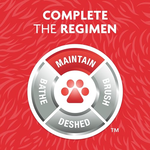 FURminator Tub-Free Deshedding Foam Comb, 3 Ounces, Grooming Comb for Dogs Helps Freshen Coat and Reduce Odors with No Rinsing