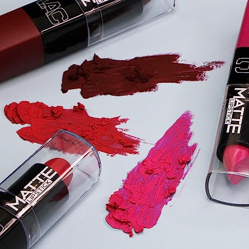 L.A. COLORS Matte Lipstick, Bewitched CML472 (Pack of 2)