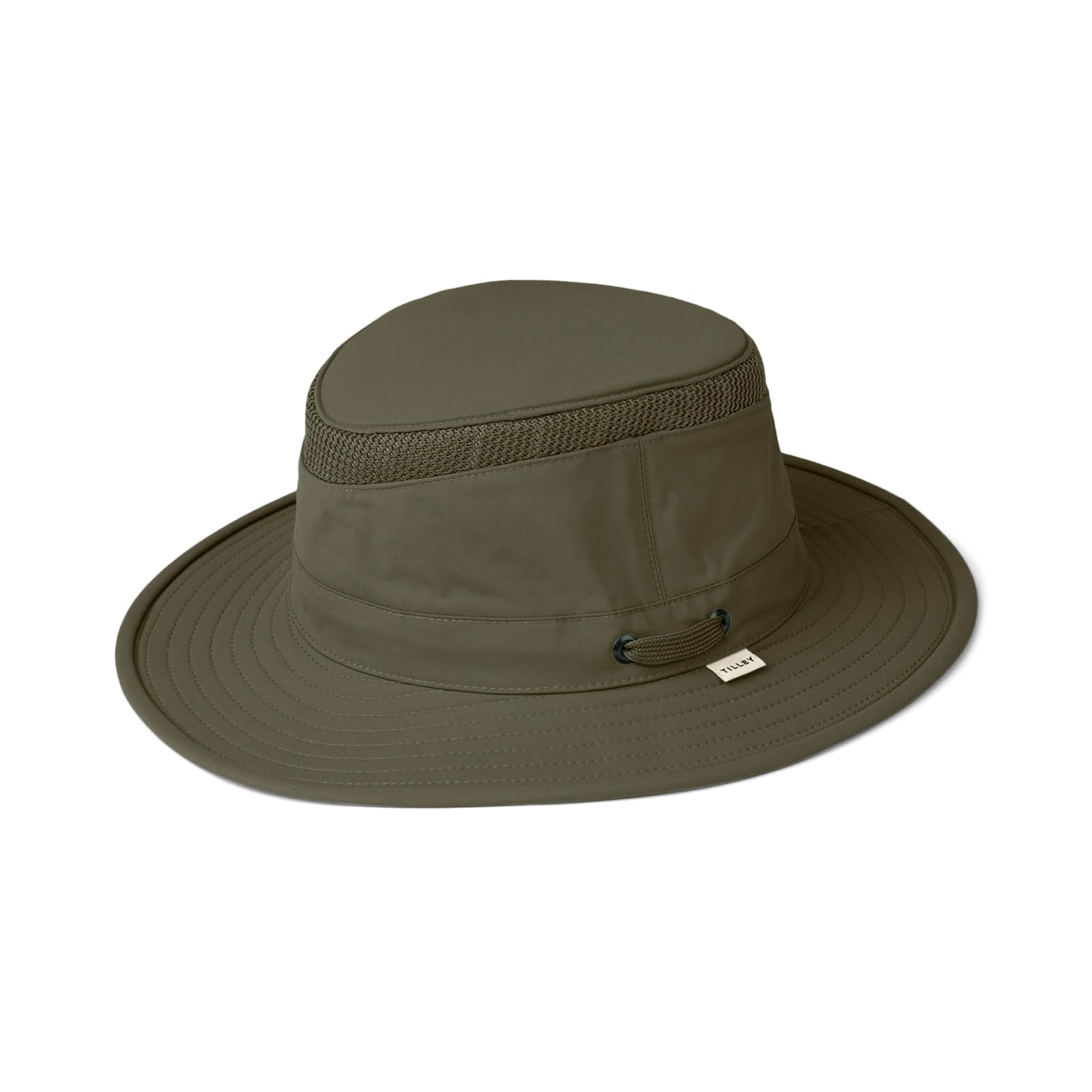 Tilley womens Ltm5 Airflo Medium Brim Recycled Sun Hat, Olive, 7.75 US