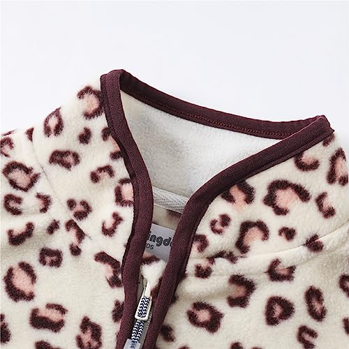 Mud Kingdom Toddler Boy Jacket Soft Fleece Lightweight 3T Orange