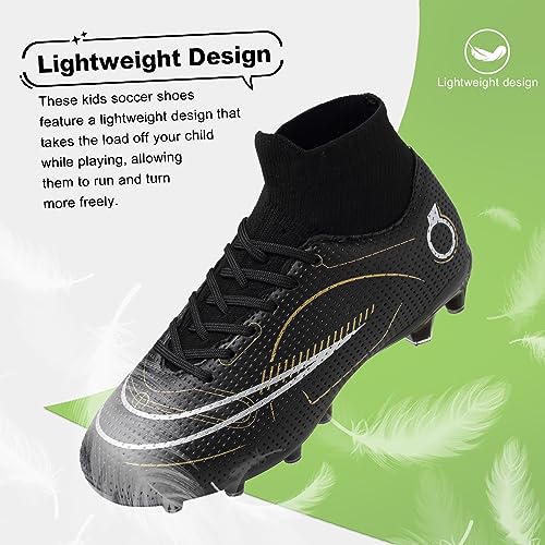 Kids Soccer Cleats Boys Girls Football Cleats Outdoor Soccer Shoes Tacos de Futbol para Hombre High Top Zapatos de Futbol para Hombres Baseball Cleats Professional Turf Football Boots