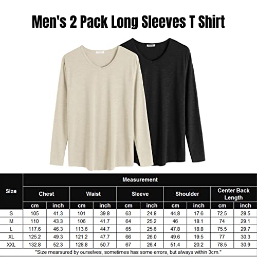 COOFANDY Men Muscle V Neck T Shirt Hipster Bodybuilding Fitted Casual Shirt Pack Grey/White