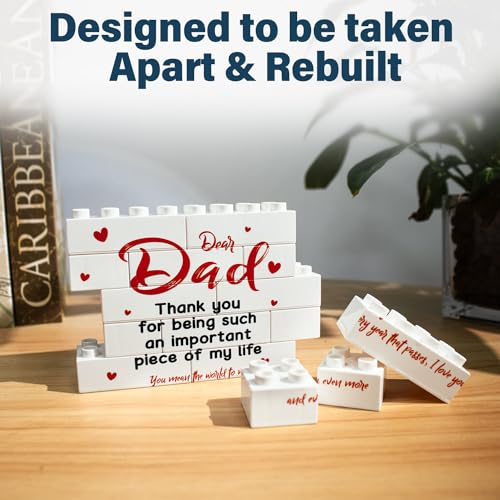 Fathers Day Dad Gifts from Daughter Son Birthday Gifts for Dad Father Best Dad Ever Gifts Thank You Gifts for Dad New Dad Daddy Father -Dad Decorative Signs & Plaques