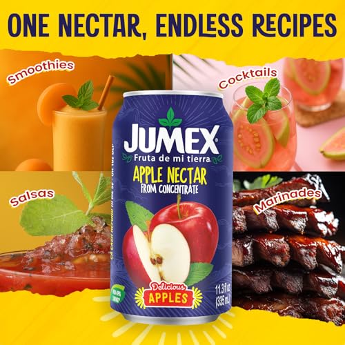 Jumex Strawberry Banana Nectar Juice - Made with Fresh Fruit Puree - Tropical Fruit Juice Concentrate for Smoothie Mix, Cocktail Mixers & Kids Drinks & Beverages - 11.3oz, 1 Pack Canned Drink