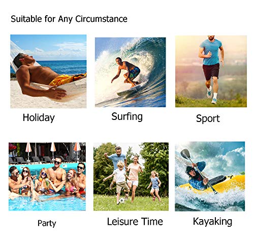 visesunny Men's 4th July Star Striped Pattern Beach Shorts Summer Swim Trunks Sports Running Bathing Suits with Mesh Lining