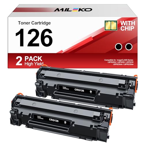 MILEKO 070 Black Toner Cartridge Compatible Replacement for Canon 070 070H Toner Cartridge CRG070 CRG-070 CRG070H to Work for Canon imageCLASS MF465dw MF462dw LBP247dw LBP247dw Laser Printer