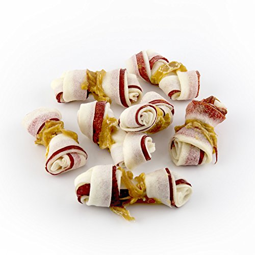 Good'n'Fun Good 'N' Fun Triple Flavor Mini Rawhide Chews, 4-Count