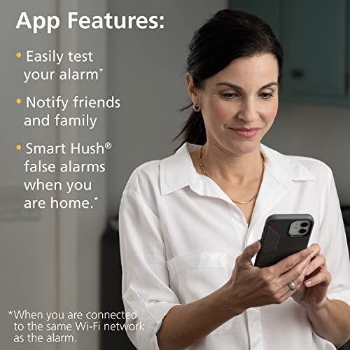 Kidde Smart Smoke Detector & Indoor Air Quality Monitor, WiFi, Alexa Compatible Device, Hardwired w/Battery Backup, Voice & App Alerts